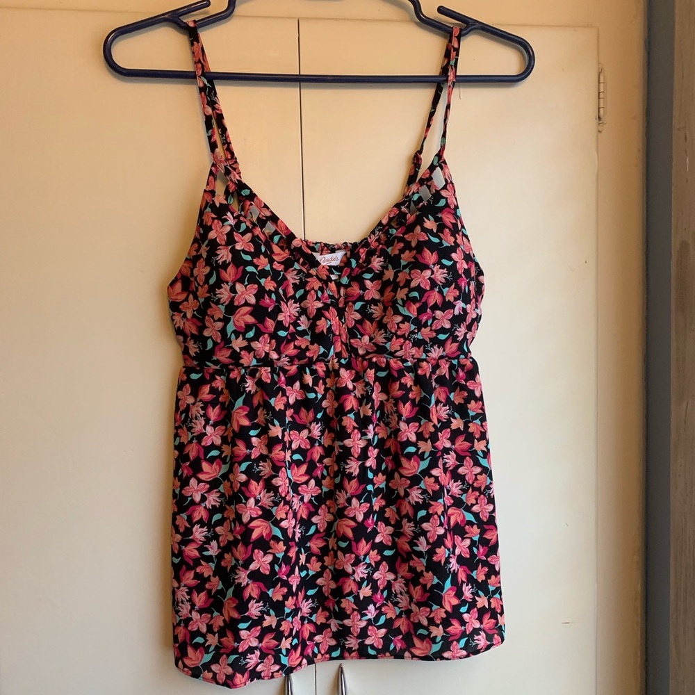 Floral tank top